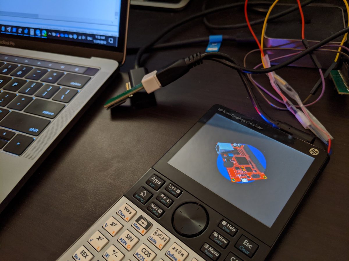 HP Prime G2 Calculator running Windows 10 IoT, showing the default IoT shell experience.